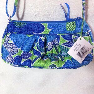 NWT VERA BRADLEY FRANNIE DOODLE DAISY SMALL CROSS-BODY
